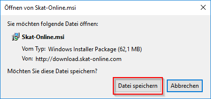 Firefox: Datei speichern