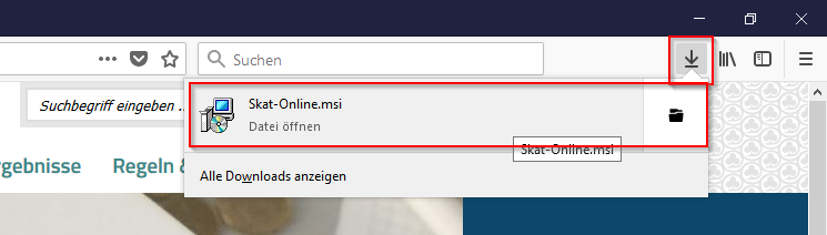 Firefox: Datei öffnen